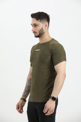 4 Way Performance Tee - Olive